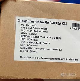Samsung galaxy chromebook Go - 4GB RAM| 68GB
