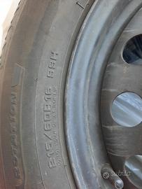 4 gomme invernali 215/60R16 cerchi ferro Fiat 500X