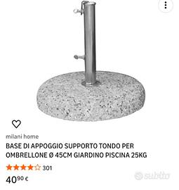 base ombrellone 