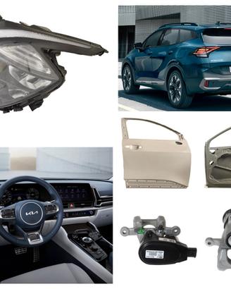 KIA SPORTAGE musata paraurti fanale cerchi 2021-