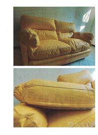 coppia DIVANO 2 POSTI IN PELLE MARCA FRAU