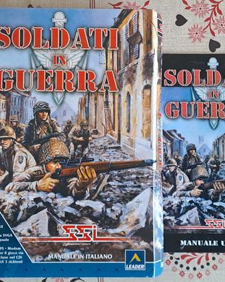 Videogame vintage Soldati in guerra. Completo