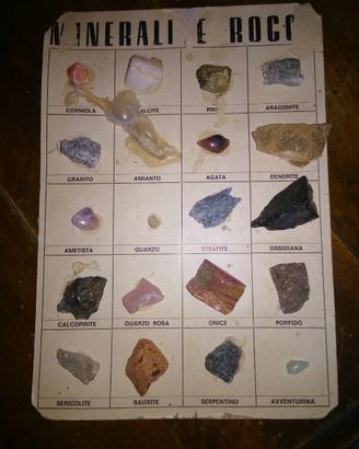 Collezione minerali