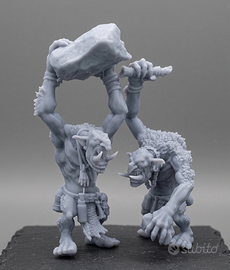 Miniatura Stone troll per Warhammer