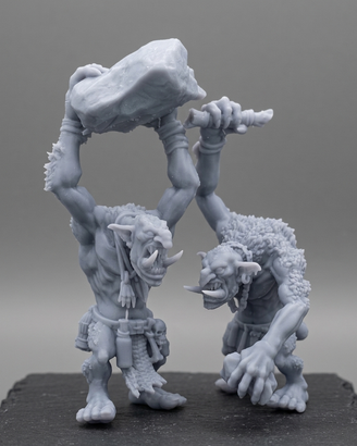 Miniatura Stone troll per Warhammer