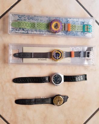4 orologi Swach 