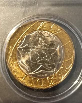 moneta da 1000 lire del 1997 errore di conio 