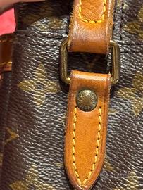 Borsa vintage in tela monogram del 1990