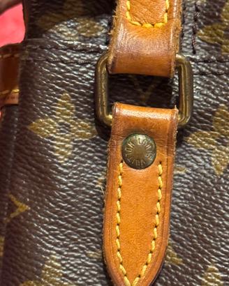 Borsa vintage in tela monogram del 1990