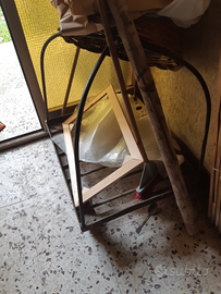 Carrelli in ferro n.2 per montacarichi rotanti