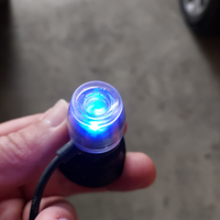 Lampada blu per acquario