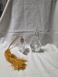 Flaconi Profumo Cristallo Vintage Art Deco vintage