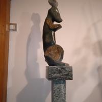 Scultura marmo lepre