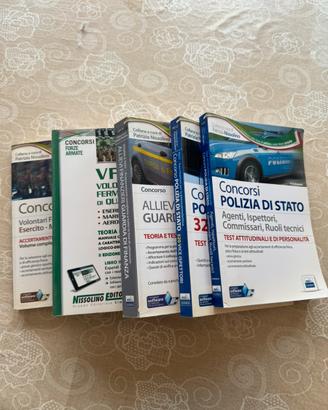 Libri per concorsi forze armate/forze dell’ordine