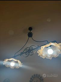 Lampadario vintage - 2 Luci