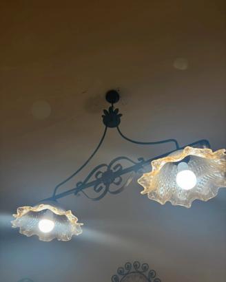 Lampadario vintage - 2 Luci