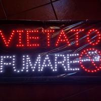 display led VIETATO FUMARE 