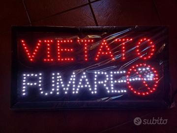 display led VIETATO FUMARE 