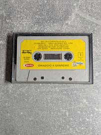 Musicassetta "Omaggio a Sanremo" anni '80
