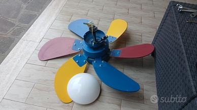 plafoniera con ventilatore