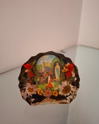 soprammobile Madonna di Lourdes vintage 
