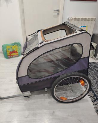 Trasportino cani per bicicletta