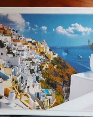 Puzzle 1500 pezzi Santorini Grecia
