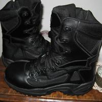 ANFIBI MILITARI PELLE NERI