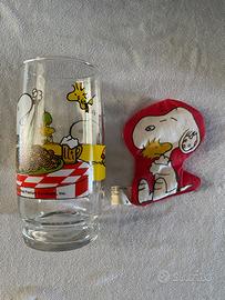 Bicchiere Snoopy Vintage