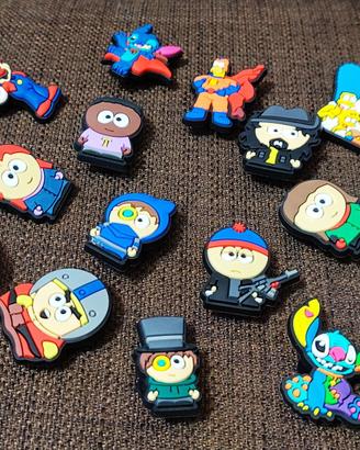 Ciondoli Crocs South Park The Simpsons Super Mario