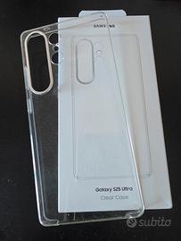 Cover clear case per S25 ultra