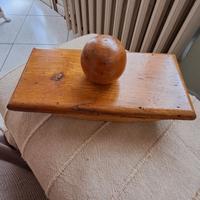 tampone il legno da scrivania anni 40