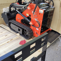 Mini Skid Steer Loader con accessori