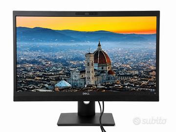 Monitor Dell 24” con Webcam Integrata – Perfetto