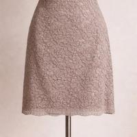 Gonna con pizzo donna, Oltre, tg 44, verde chiaro