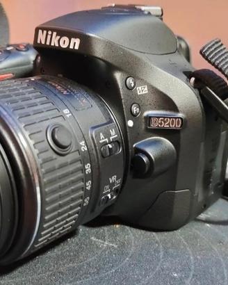 Nikon D5200 + VR 18-55. Con solo 110 scatti
