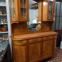 Credenza anni 40 con piano in marmo
