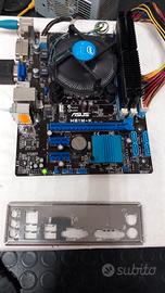 Scheda madre Asus H61M-K + CPU Intel i3-3330 3,0 G