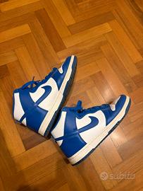 Nike Dunk air high blu