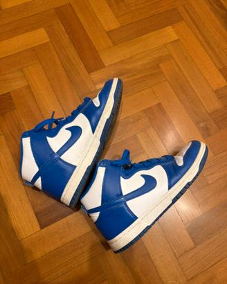 Nike Dunk air high blu