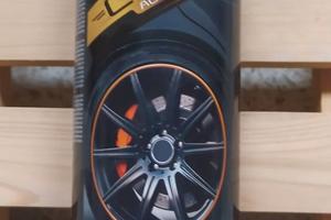 Vernice Spray Cerchi Auto Nero Opaco C&CAutomotive