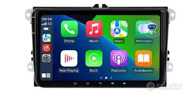 Autoradio cartablet navigatore bluetoth carplay vw