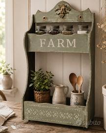 Portaspezie mensola country chic