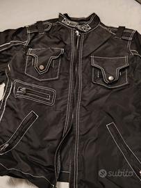 giacca a vento, sportiva,colore nero 