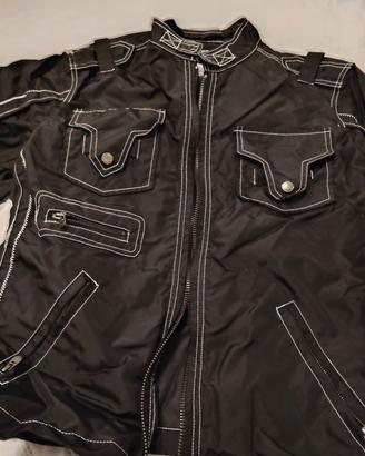 giacca a vento, sportiva,colore nero 