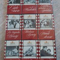 Lotto 9 vhs MGM I film dai grandi libri