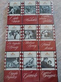 Lotto 9 vhs MGM I film dai grandi libri