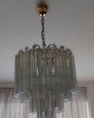 lampadario  in vetro 