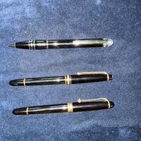 2 penne Montblanc e 1 penna aurora