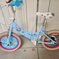 Bicicletta Elsa Frozen 14 pollici